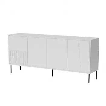 Cómoda 4D ABI 200x45x88 branco mate