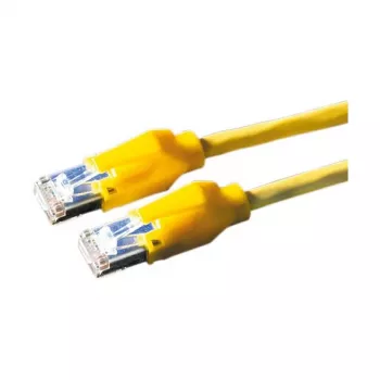 Datwyler DATWYLER - Cabo de patch - RJ-45 (M) - RJ-45 (M) - 5 m - Cabo SSTP - CAT 6 - sem halogéneos - amarelo (21.05.0052)