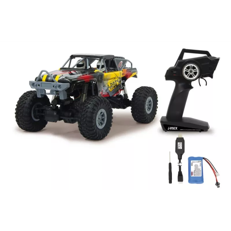 JAMARA J-Rock Crawler 4WD, veículo crawler, 1:10, 14 anos, 1200 mAh, 1,56 kg