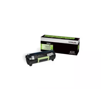 Cartucho de toner Lexmark 512HE 1 unid. original preto