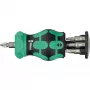 Suporte de bits Wera KK Stubby Magazin RA 4 magnético, modelo 05008893001, magazine stubby compacto para bits
