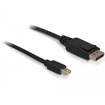 Cabo DisplayPort DeLOCK 82698 1 m mini DisplayPort para DisplayPort preto