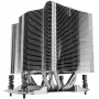 XE04-SP6P, dissipador de CPU prateado/preto, 92 mm