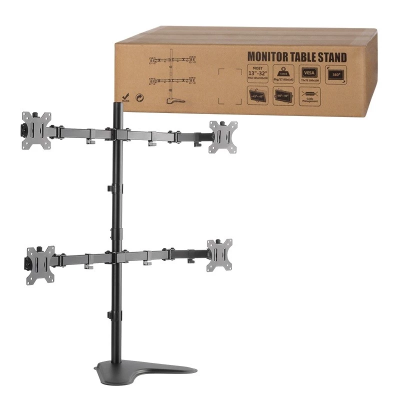 Suporte para monitor LogiLink BP0046 81,3 cm (32 polegadas) de secretária aço inoxidável