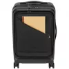 Mala de cabine Rivacase Clark ECO 8181 — mala de bagagem de mão compacta, preta