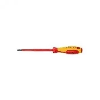 Knipex chave de fendas de fenda VDE VDE largura da lâmina: 6,5 mm comprimento da lâmina: 150 mm DIN EN 60900 (98 20 65)