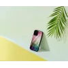 Capa de proteção iKins para Apple iPhone 12 / 12 Pro — design flores aquáticas, preto
