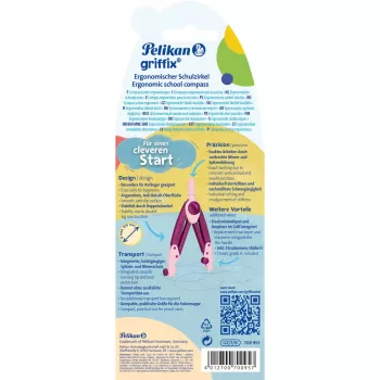 Pelikan Griffix Pink Caneta de tinta permanente 1 unid. Blister