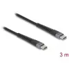 Cabo USB DeLOCK 81126 USB 2.0 3m USB C preto