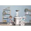Smoby 311050 cozinha de brincar com área de lavandaria e acessórios
