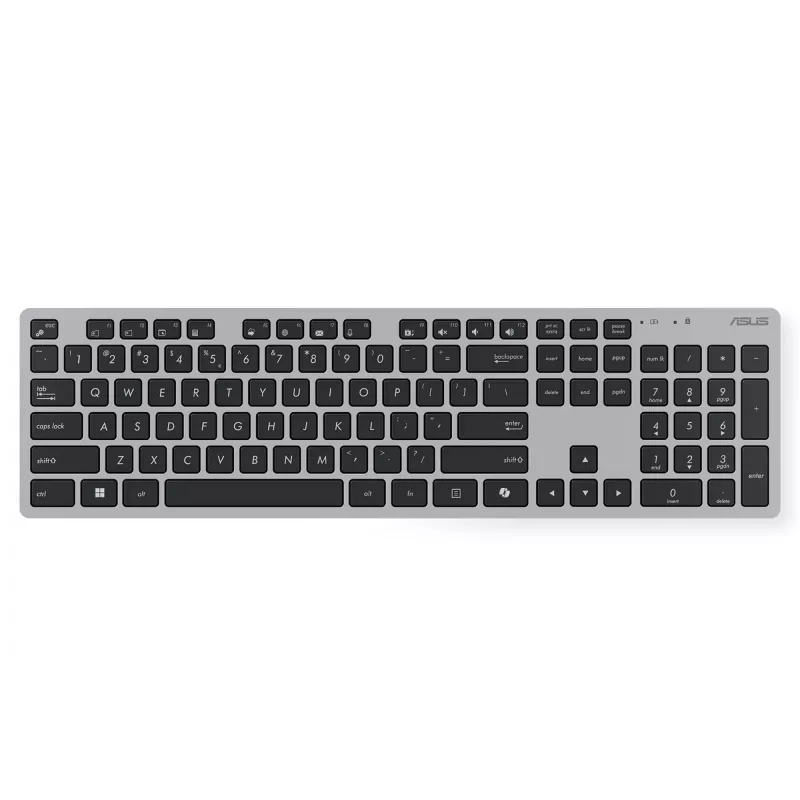 Conjunto de teclado e rato ASUS W5000 sem fios 2,4 GHz layout russo