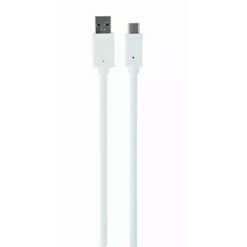 Cabo de dados USB Gembird USB A para USB C 1 m, USB 3.2 Gen 1, branco