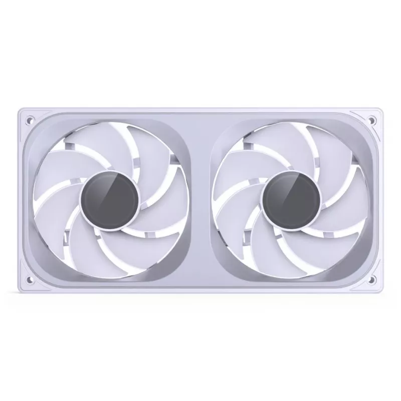 Jonsbo ZB-240WR Infinity Mirror ventoinha, ARGB, PWM, pás invertidas, 240 mm, branca