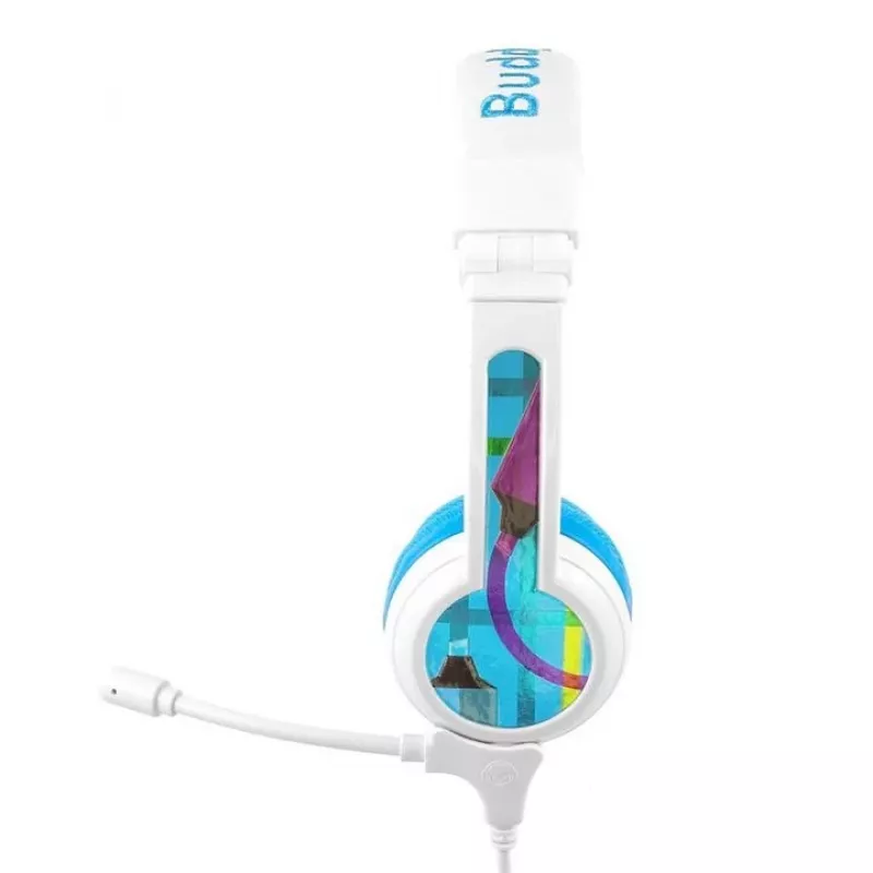 BuddyPhones School+ BP-SCHOOLP-BLUE auscultadores infantis com microfone, 3+, 85 dB, azul