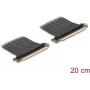 DeLOCK 81500 Placa Riser PCIe 3.0 x16 com cabo de 20 cm
