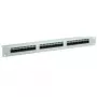 Patch panel VALUE Cat.6/Class E 24 portas UTP cinzento-claro