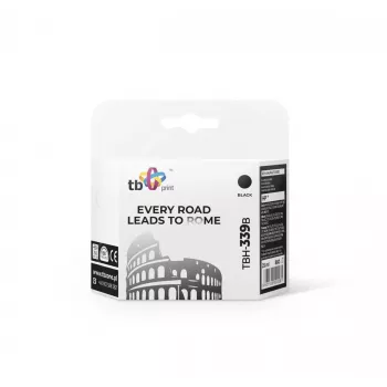 Tinta TBH-339B (HP N.º 339 - C8767EE) preto recondicionada