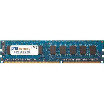 PHS-memory 8GB memória RAM para Thecus W16000 DDR3 UDIMM ECC 1600MHz PC3-12800E (SP162449)