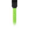Sharkoon cabo SATA III 90° com revestimento, 0,3 m, verde