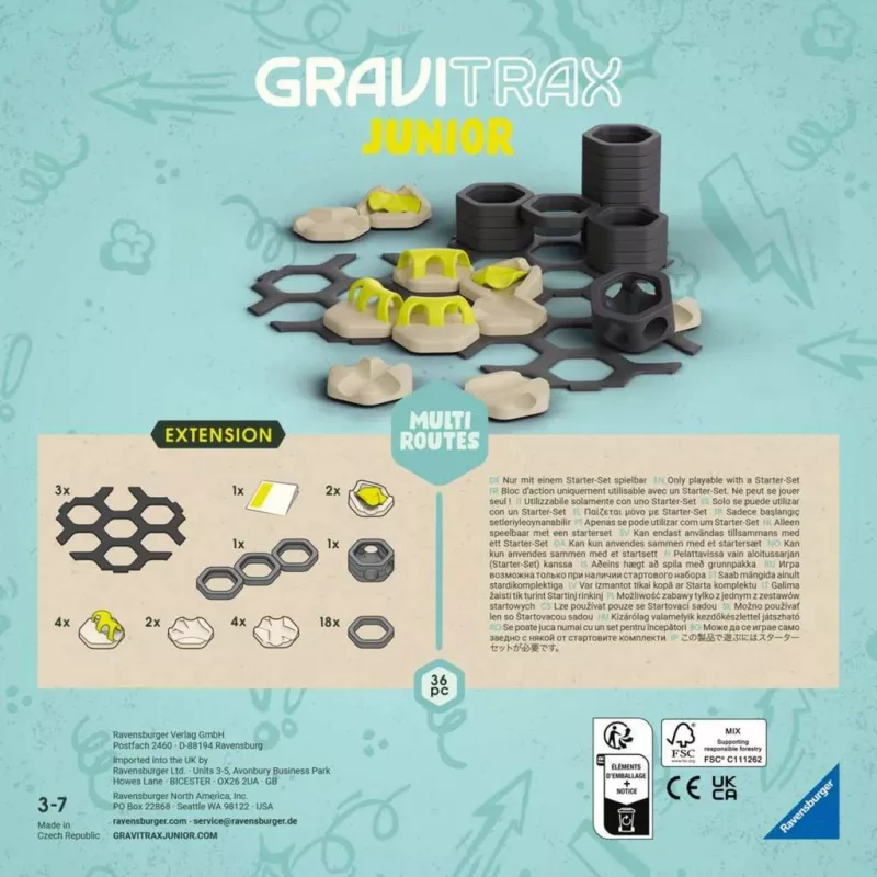GraviTrax Junior expansão Vários percursos, pista