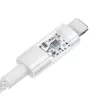 Cabo de carregamento rápido Baseus Gem USB para IP 2.4A 2 m branco