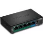 TRENDnet TPE-TG52 - Switch - 4 x 10/100/1000 (PoE+) + 1 x 10/100/1000 - Secretária, montagem na parede - PoE+ (32 W)