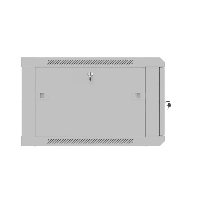 Armário rack 19 polegadas 6U 600x600 cinzento perfurado