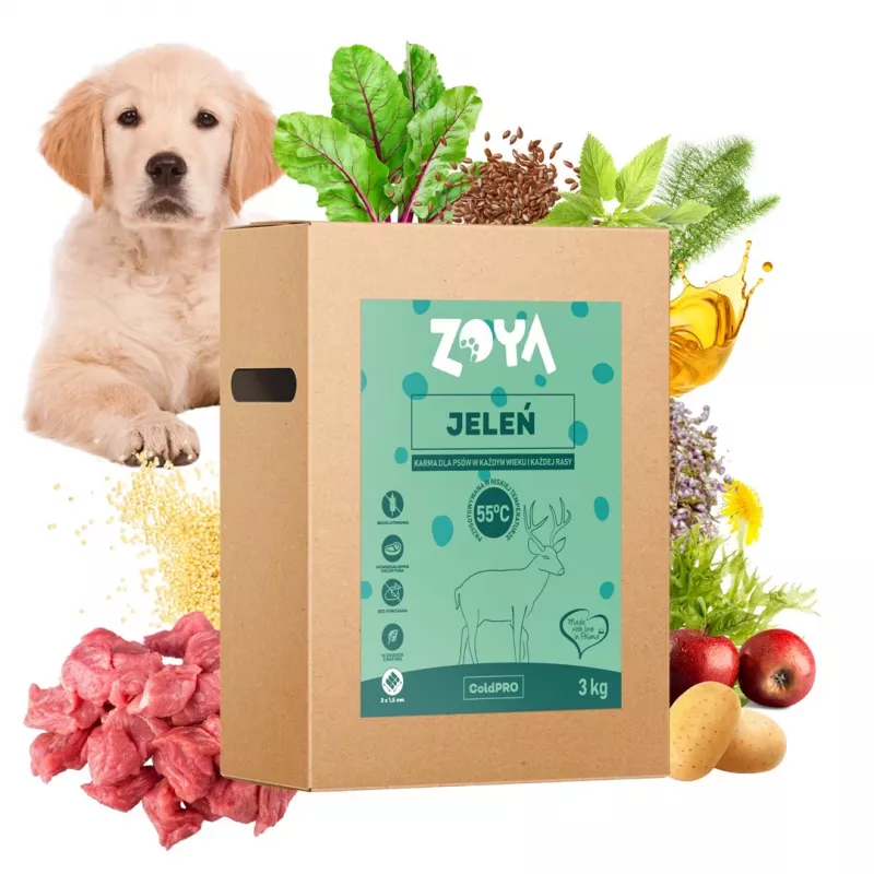 ZOYA ColdPRO ração seca para cães, veado, 3 kg