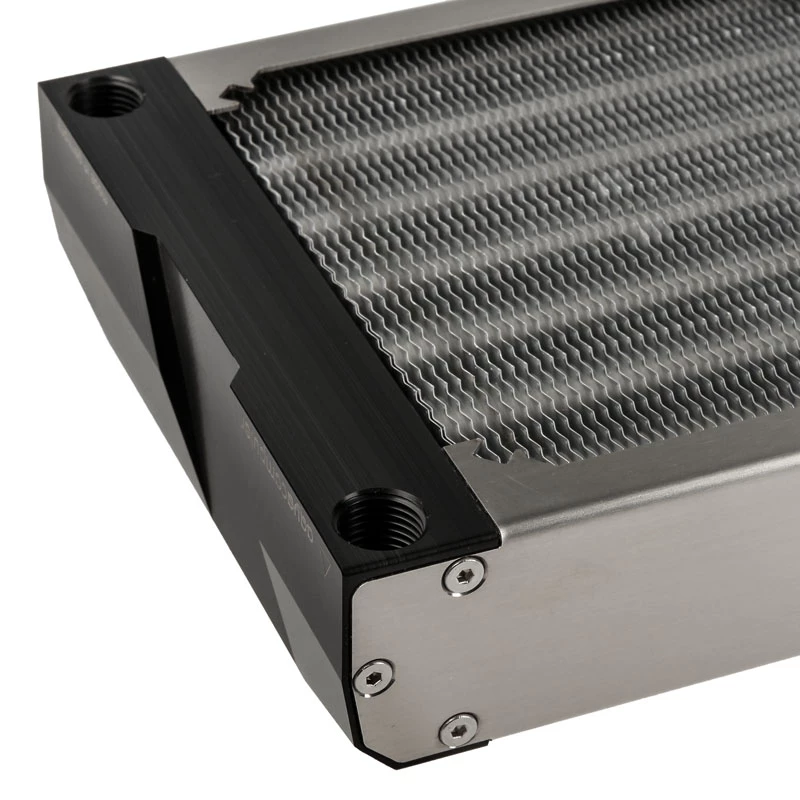 Radiador Aqua-Computer airplex radical 2/480 — alumínio/cobre/aço inoxidável, 520×140×40 mm