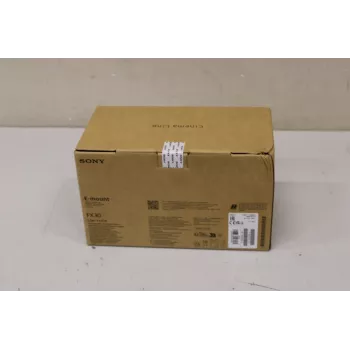 Câmara de cinema Sony FX30B objetiva de 35 mm (sem XLR) — embalagem danificada