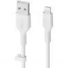 Cabo Belkin Cbl Scicone USB-A LTG 2M blc Branco USB A USB C Lightning