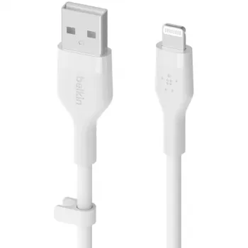 Cabo Belkin Cbl Scicone USB-A LTG 2M blc Branco USB A USB C Lightning