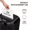 Powershred | LX70 | preto | 18 L | destruição de cartões de crédito | dB | processamento de papel padrão/saída 11 folhas por passagem | corte em partículas | garantia 24 meses