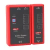 Testador de cabos de rede Unit UT681L para fichas RJ45 e RJ11, teste de continuidade e cablagem