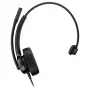 Auscultador USB monaural com fios HP Poly Mission 415 — leve com 99 g, design de uma orelha