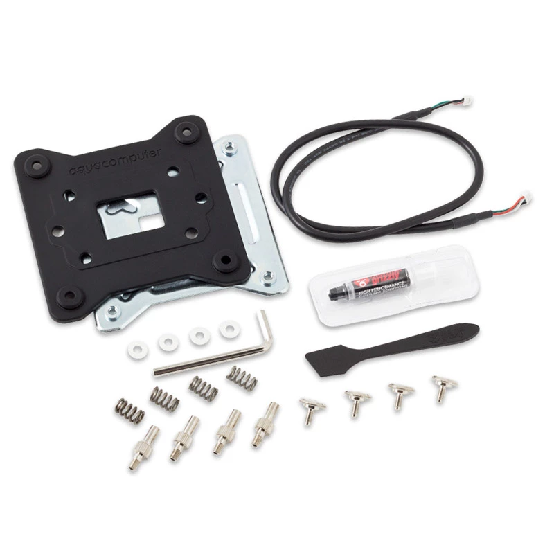 Bloco de água para CPU Aqua-Computer cuplex kryos NEXT RGBpx preto LGA 1700 acetal/níquel