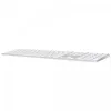 Teclado Apple Magic universal USB + Bluetooth QWERTY US English branco MXK73LB/A