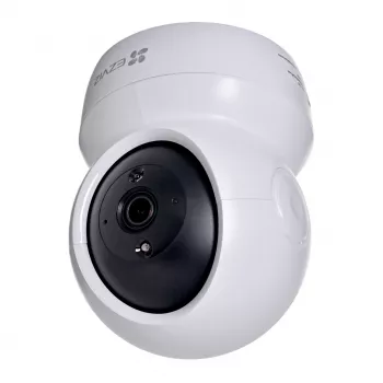 EZVIZ H6c Câmara de vigilância IP 1920 x 1080, interior, tipo esfera, Wi‑Fi & Ethernet, objetiva de 4 mm, rotação de 360°, microSD até 256 GB