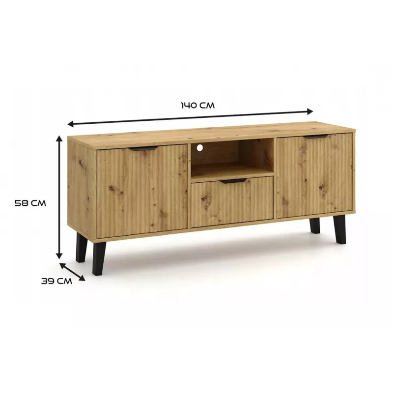 RTV SCANDI 2D1S fino carvalho Artisan