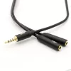 Adaptador TB splitter mini jack 3,5 mm 1x ficha 3,5 mm para 2x conector fêmea 3,5 mm, modelo AKTBXAJ0P2J030B