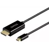 Cabo USB-C para HDMI SAVIO CL-190, 30Hz, 1m, Plástico
