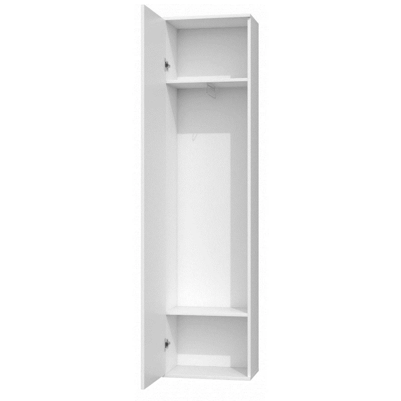Top E Shop DUO SZAFKA BIEL roupeiro de quarto, 2 prateleiras, 1 porta, branco