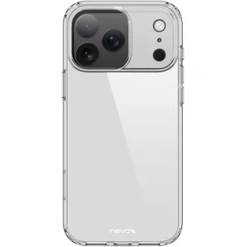 Nevox StyleShell Flex Capa para iPhone 17 Pro, transparente