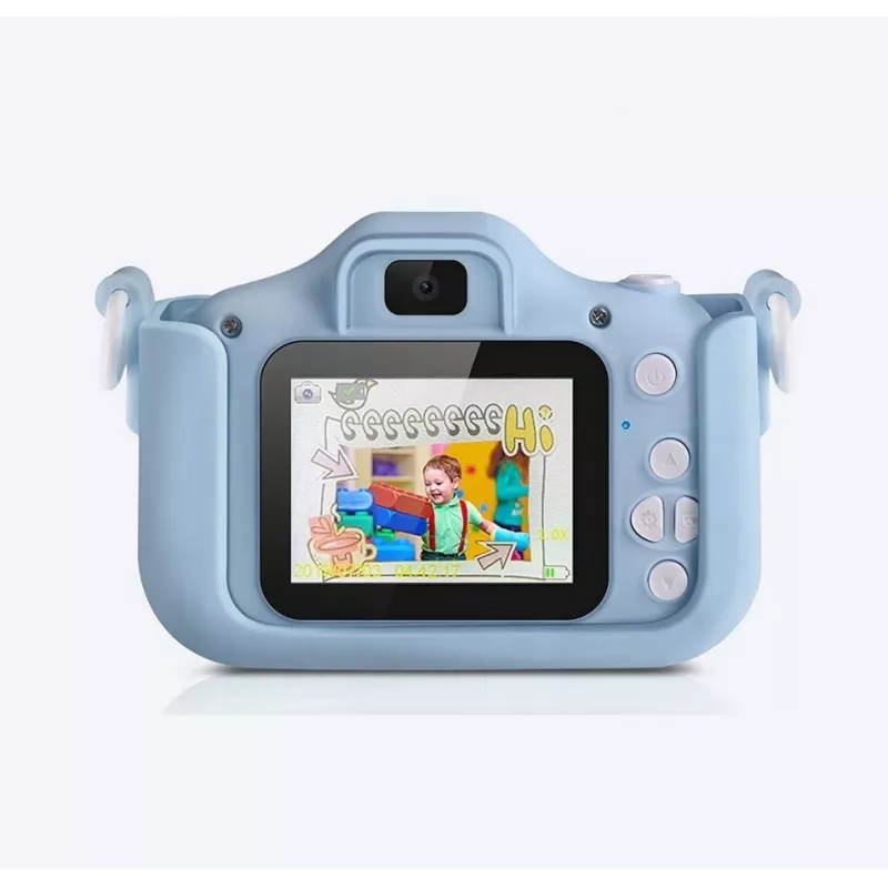 Máquina fotográfica infantil Extralink H29 Single azul, 1080P 30fps, ecrã digital de 2.0