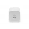 Carregador Digitus USB-C. 2 portas. 65W GaN