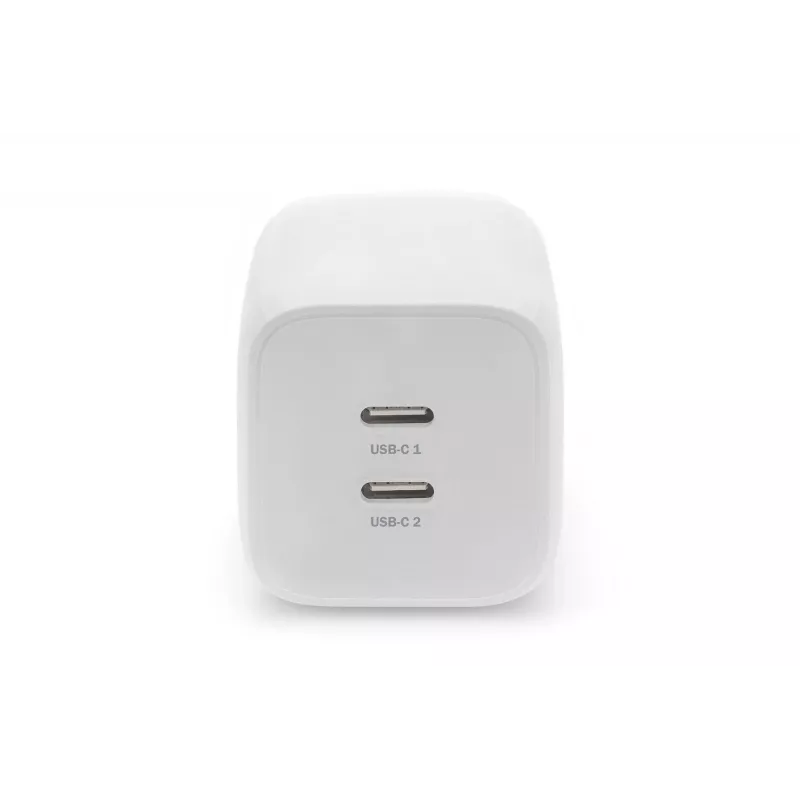 Carregador Digitus USB-C. 2 portas. 65W GaN