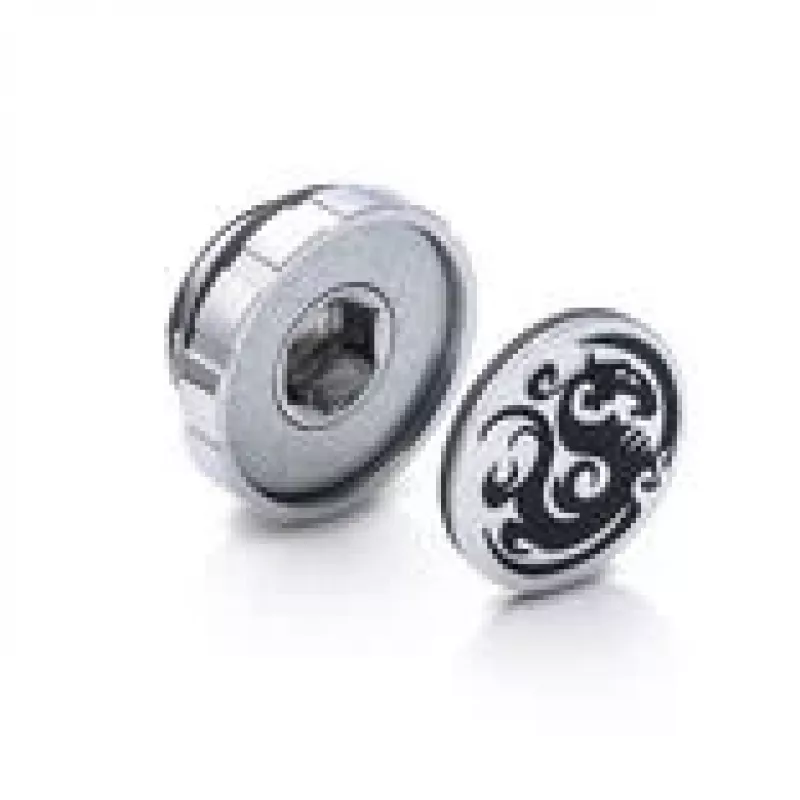 BitsPower tampões roscados G1/4 pack de 4 — BitsPower BPM-C06-4P, prateado polido