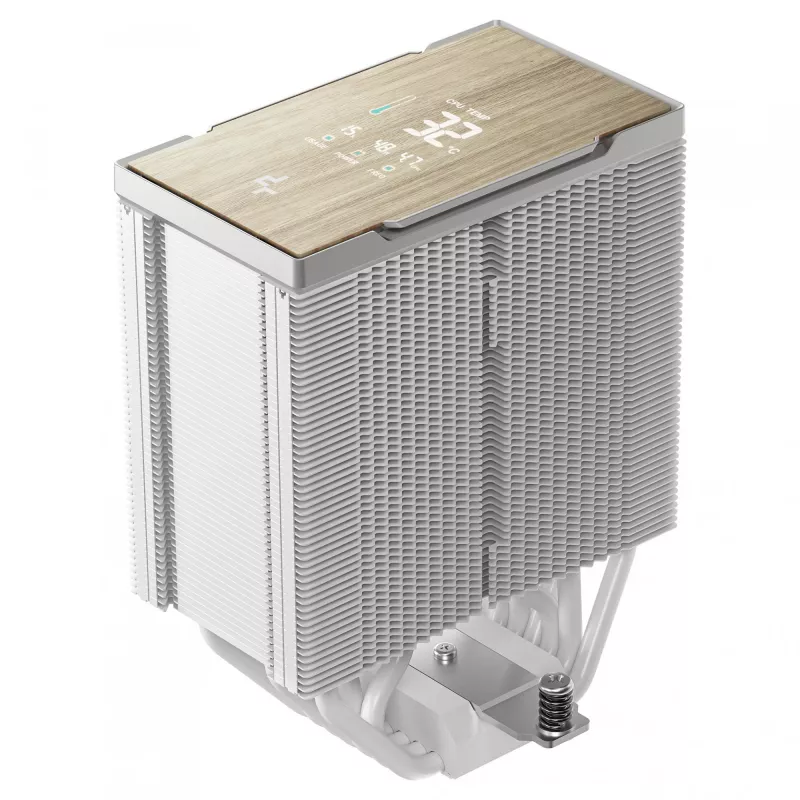 Cooler de ar DeepCool AK700 Digital WH, ventoinha de 120 mm, compatível com AM5/AM4/LGA 1700/1200/1155/1151/1150, branco