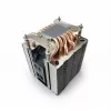 Dissipador de ar Dynatron A49 sistema de arrefecimento de processador preto prateado 800–1800 rpm