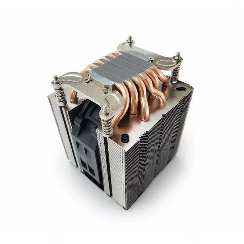 Dissipador de ar Dynatron A49 sistema de arrefecimento de processador preto prateado 800–1800 rpm